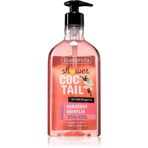 Bielenda Shower Coctail Rhubarb + Vanilla relaksacijski gel za prhanje 400 ml Cene