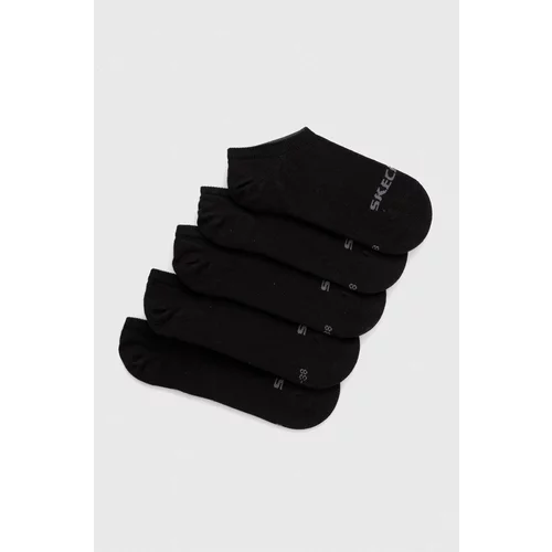 Skechers Nogavice 5-pack črna barva