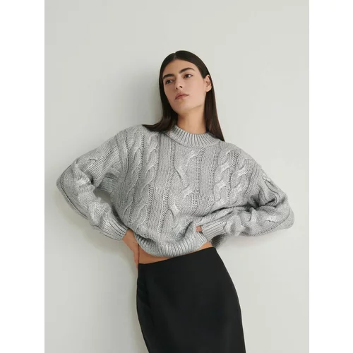 Reserved Ladies` sweater - srebrna