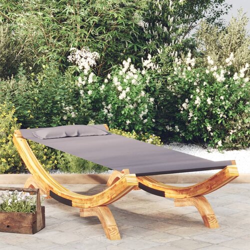 vidaXL Zunanja postelja 100x188,5x44 cm trden les antracit Cene
