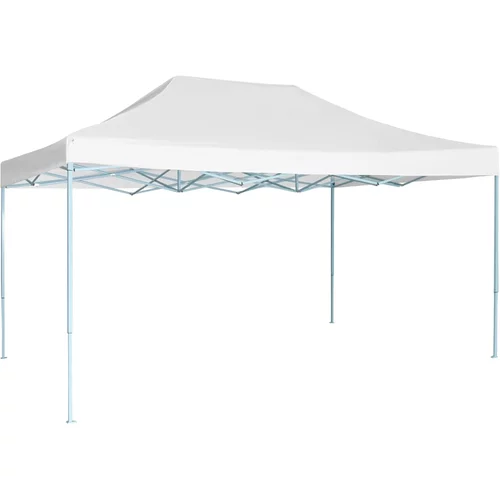  Profesionalni sklopivi šator za zabave 3 x 4 m čelični bijeli