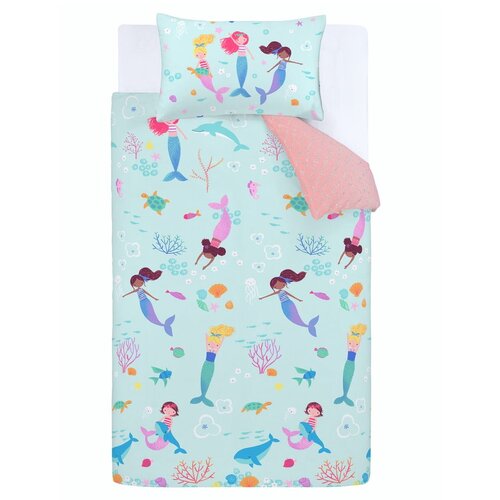 Catherine Lansfield Otroška posteljnina 135x200 cm Mermaid – Cene