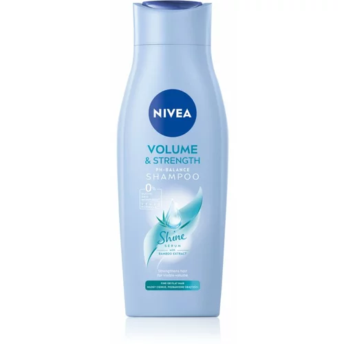 Nivea volume & strength šampon za tanku i rijetku kosu 400 ml za žene