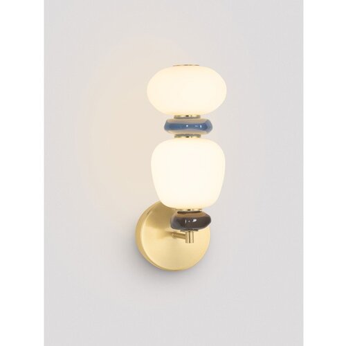 Nova Luce Bijela/u zlatnoj boji metalna LED zidna lampa s mogućnosti zatamnjivanja Palo &amp;ndash; Slike