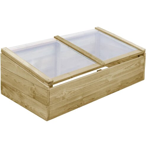  Staklenik od impregnirane borovine 100 x 50 x 35 cm Cijene