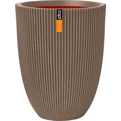  Eleganten cvetlični lonec &amp;quot;Groove&amp;quot; 34x46 cm - taupe Slike