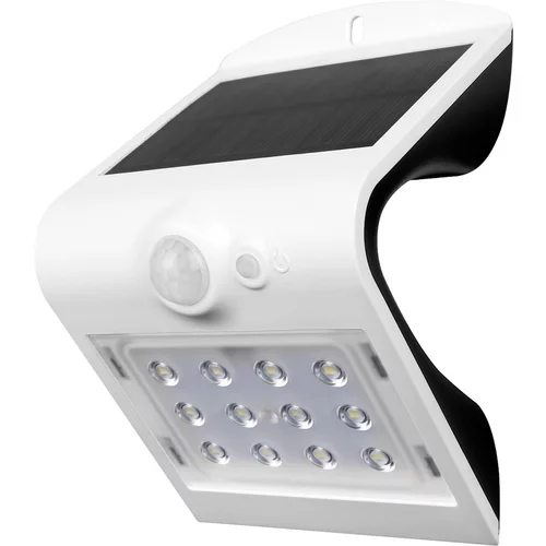 x solarna vanjska zidna LED svjetiljka (1,5 W, Bijele boje, Senzor pokreta)