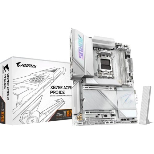 Gigabyte Matična ploča AM5 X870E Aorus Elite WIFI7 Ice Cene
