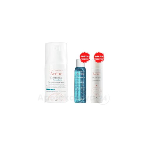 Avene Rutina Cleanance Comedomed + Cleanance gel + Termalna Slike