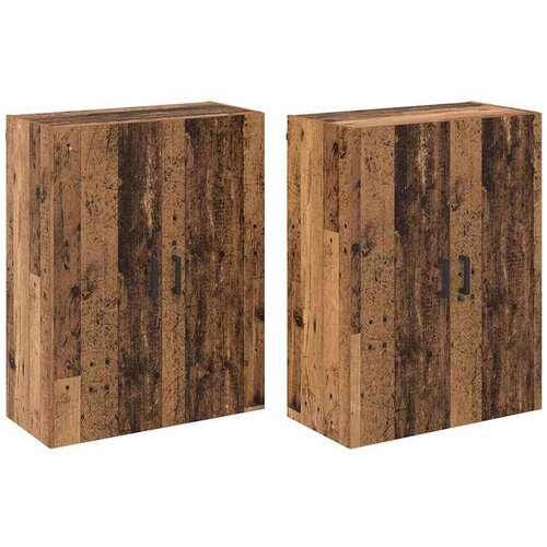  Ormarčići montirani na zid 2 pcs Staro drvo 69.5 x 34 x 90 cm Slike