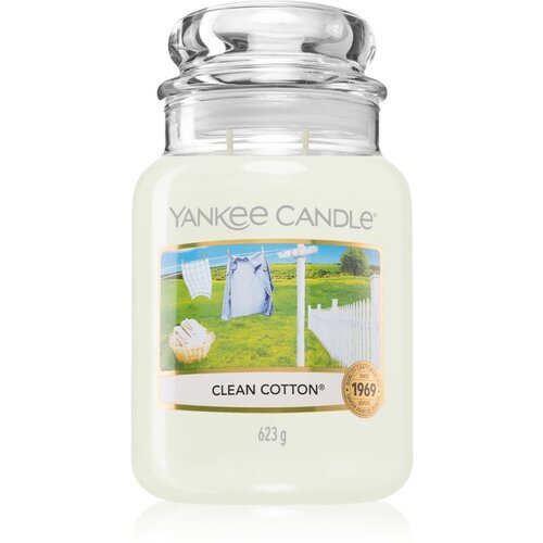 Yankee Candle clean cotton mirisna svijeća 623 g Slike