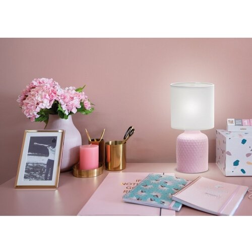 Candellux Lighting INER Stona lampa 1X40W E14 roze Slike