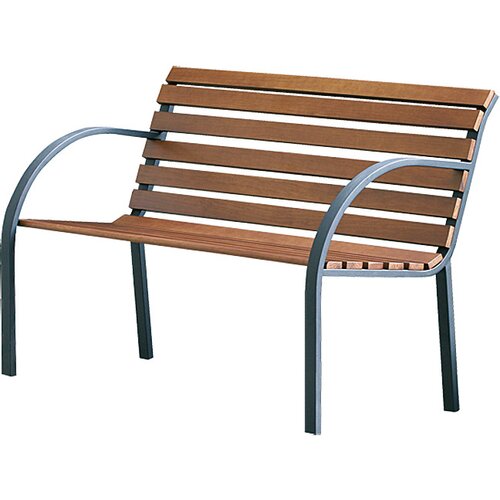 SUNFUN vrtna klupa saale (&amp;scaron;irina: 122 cm, tvrdo drvo, prirodno smeđe boje) Slike
