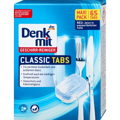 Denkmit Classic tablete za ma&amp;scaron;insko pranje sudova 65 kom Slike