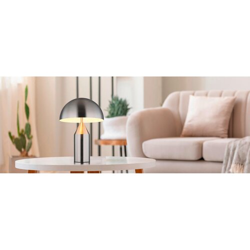 Globo 21030N - Stona lampa ATOMA 2xE27/40W/230V mat hrom Slike