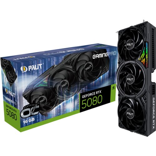 Palit Grafična kartica nVidia RTX5080 Gaming PRO OC - 16GB GDDR7 (NE75080S19T2-GB2031A), (22108804) Cene