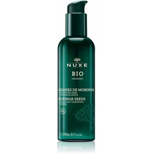 Nuxe Bio Organic Moringa Seeds micelarna čistilna voda za obraz in oči 200 ml