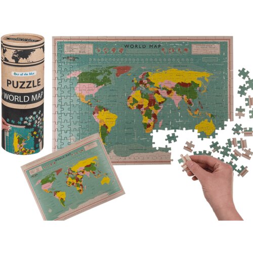 Puzzle KARTA SVIJETA 50X35cm Slike