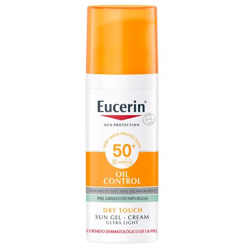 EUCERIN® Gel-Cream Sunscreen Oil Control Dry Touch SPF 50+ Ultra Cene