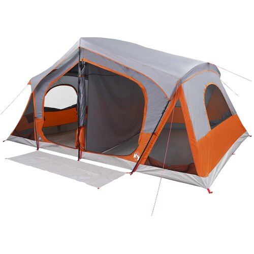 vidaXL Kabinski &scaron;ator s krovom Siva i narančasta 480 x 273 x 205 cm - Siva i narančasta Cijene