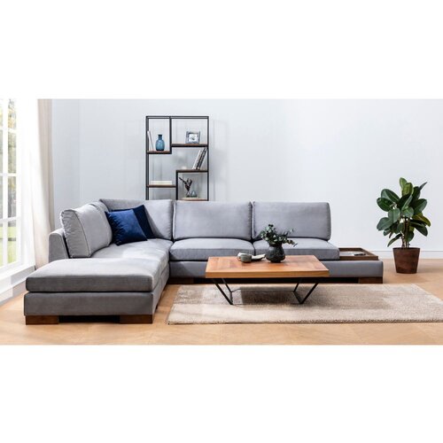  Ugaona garnitura Tulip Corner Left Without Pouf Dark Grey Cene