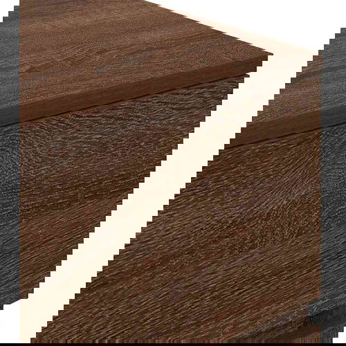 vidaXL Nočna omarica 2 kosa rjavi hrast 39x35x65 cm inženirski les Cene