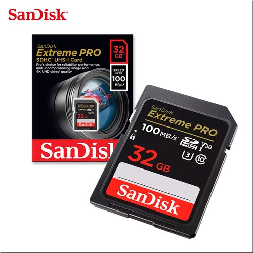 Home SD/SDHC SanDisk 32 GB SDHC ExtremePro 100MB/s UHS-I, Class 10, U3, V30 Cijene