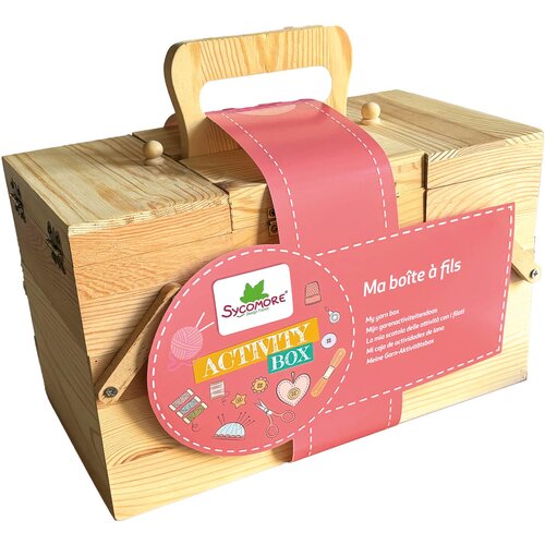 SYCOMORE Activity Box &ndash; komplet za pletenje in &scaron;ivanje Cene