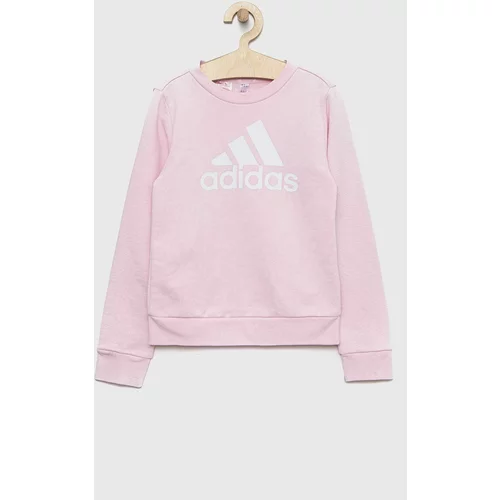 Adidas Otroški pulover G BL roza barva