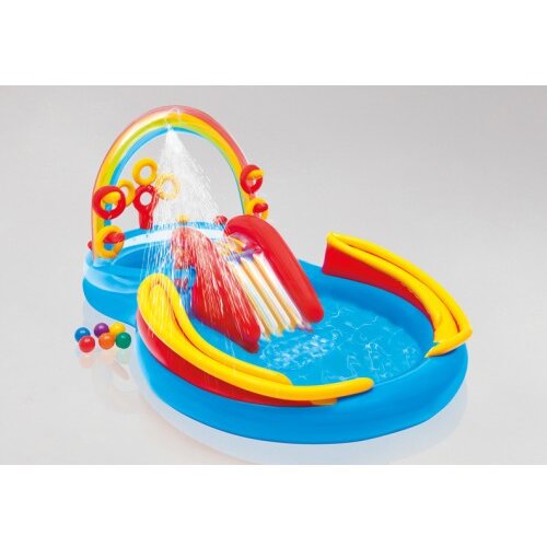 Intex bazen za djecu RAINBOW 297x193x135cm 57453 Slike