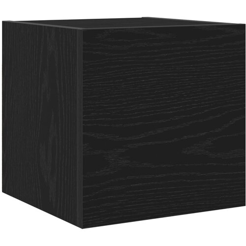 vidaXL TV omarica Črn hrast Inženirski les 30.5 x 30 x 30 cm TV omarica Cene