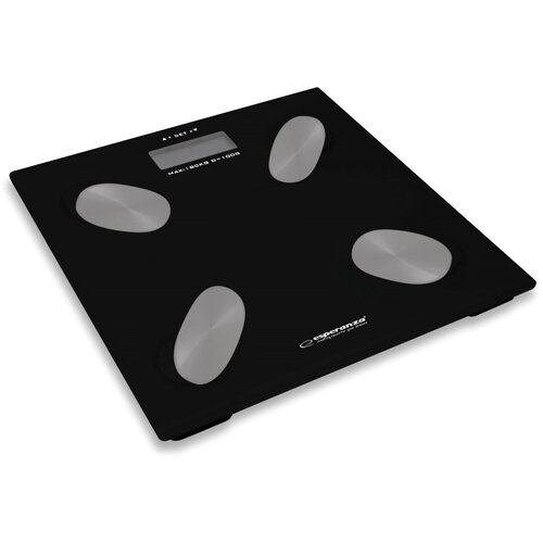Esperanza EBS022K personal scale Electronic personal scale Square Black Cijene