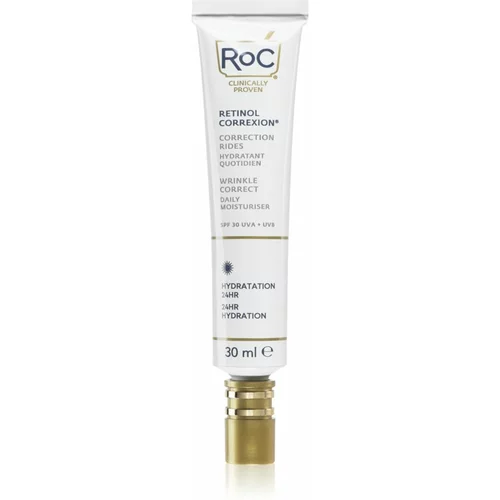 Roc Retinol Correxion Wrinkle Correct Daily Moisturiser dnevna hidratantna krema protiv starenja kože lica SPF 30 30 ml
