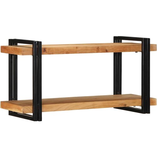vidaXL Stenska polica 90x33x45 cm Masivni les Akacija Cene