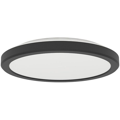Eglo LED stropna svetilka Testara-E (11,2 W, &Oslash; x V: 21,2 x 3 cm, Črna, Toplo bela) Cene