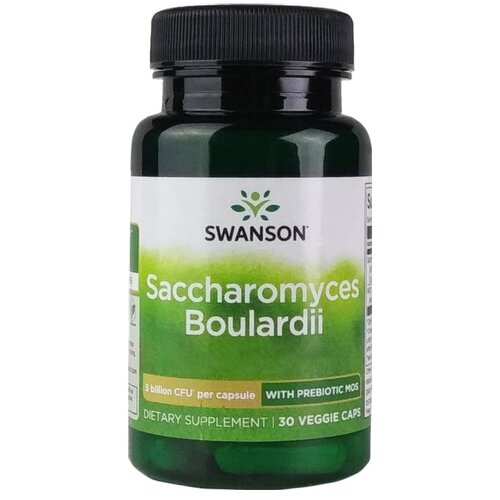 Swanson Saccharomyces boulardii z MOS prebiotikom (30 kapsul) Cene