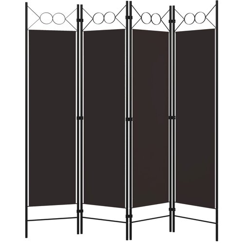 Maison Chic Paravan - Sobne pregrade 4-delni rjav 160x180 cm, (22111595) Cene