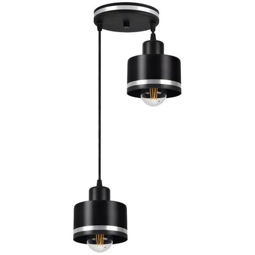 Candellux Lighting Crna metalna visilica Wama - Slike