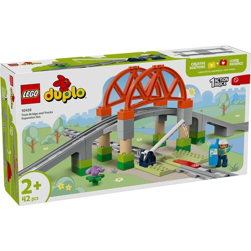 Lego LEGO&amp;reg; DUPLO&amp;reg; - raz&amp;scaron;iritveni komplet železni&amp;scaron;ki most in tiri (10426) Slike