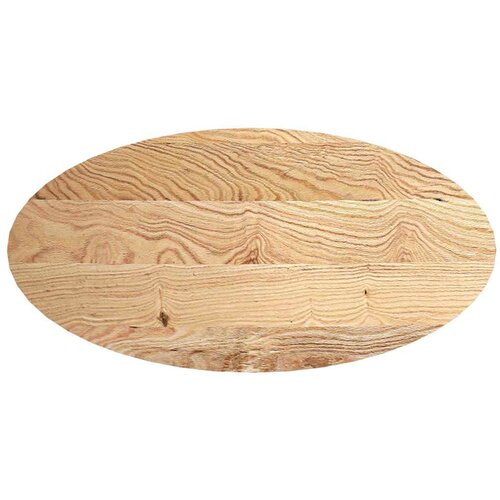 VidaXL Mizna plo&amp;scaron;ča 120x60x4 cm trdna hrastovina ovalna, (5000268967) Slike
