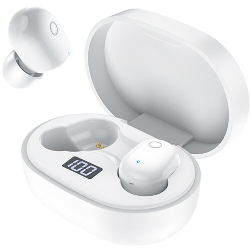 Borofone bluetooth slu&amp;scaron;alke BW06 TWS stereo bele Slike