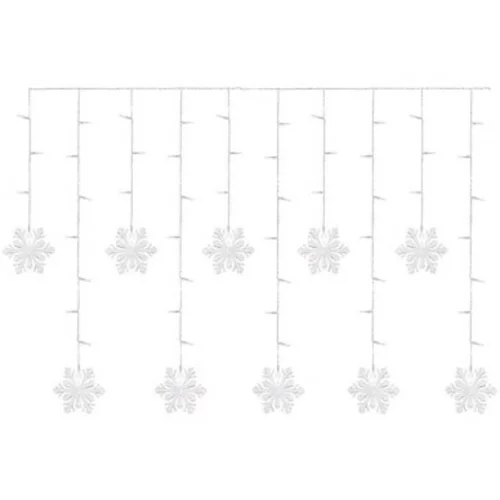 Emos LED božični zastor – snežinke, 135x50 cm, DCGW13