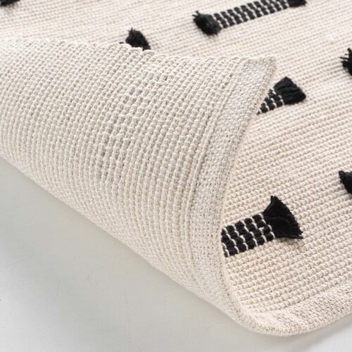 Douceur d int&amp;eacute;rieur Kremno bela pralna preproga 50x80 cm Juline &amp;ndash; Slike