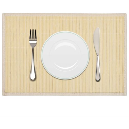 vidaXL 242107 6 Bamboo Placemats 30 x 45 cm Natural Cijene