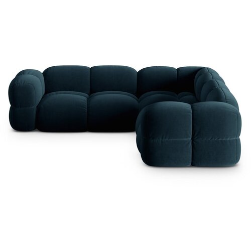 Cosmopolitan Design Tamno plava bar&amp;scaron;unasti kutna garnitura Loretto &amp;ndash; Slike