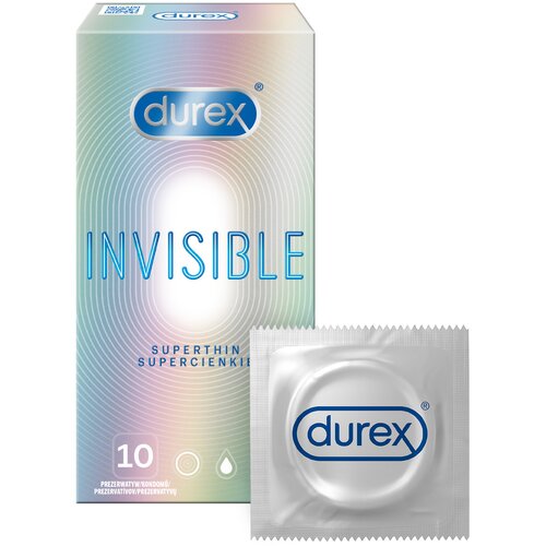 Durex Invisible Superthin 10 pack Cene