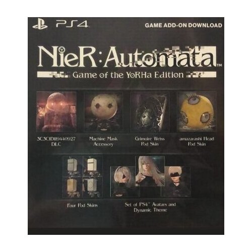 PS4 / PSN NieR: Automata - Game of the YoRHa Edition Content Pack (DLC) (PS5) PSN Key EUROPE Cene