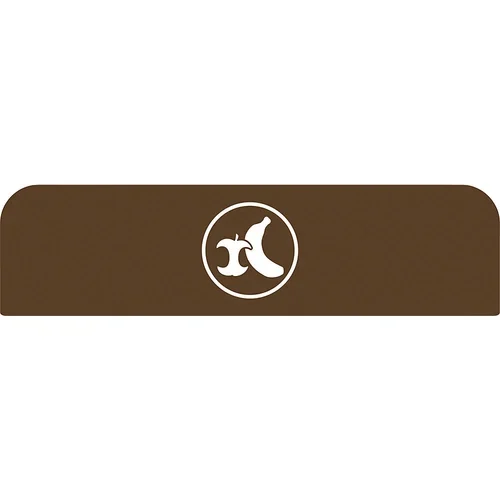 Rubbermaid Označevalna tablica Configure™, za 125-l zaboj, rjave barve