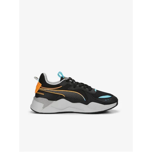 Puma Orange-black mens sneakers RS-X 3D - Men