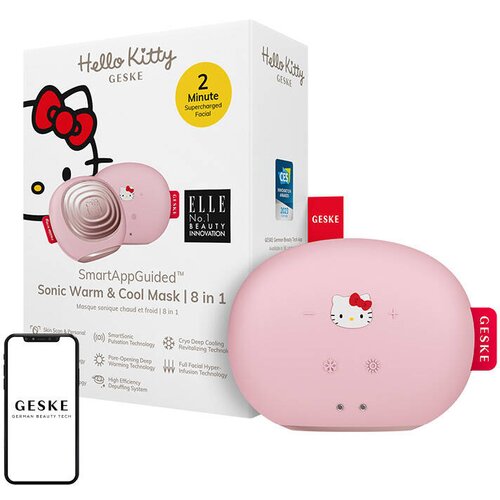  Geske Cool&Warm 8u1 sonični masažer za lice Hello Kitty rozi Cijene